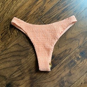 Coral Ruffle Bikini Bottom ONLY